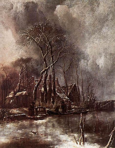 Jan van de Cappelle Winter Landscape